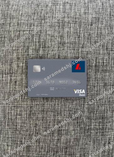 Iceland Landsbankinn visa debit card photolook front